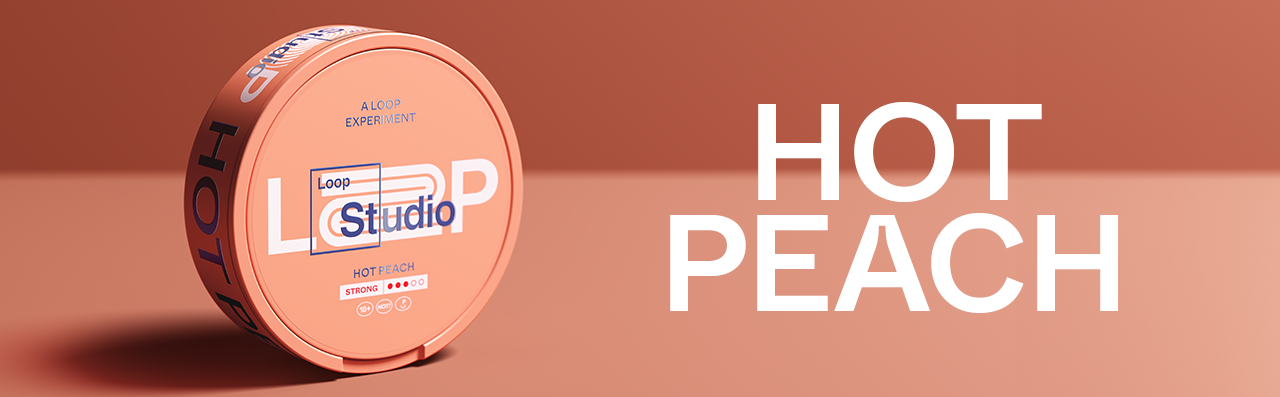 Loop hot peach banner