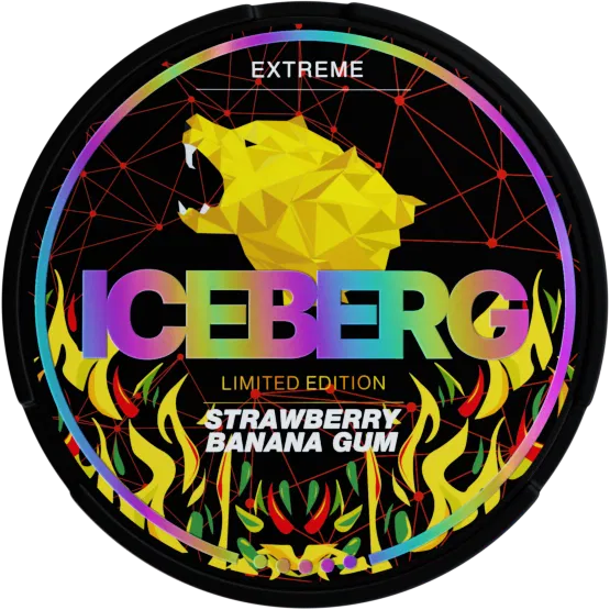 ICEBERG Strawberry Banana Gum Extreme