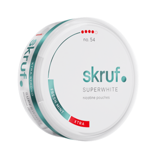 Skruf Superwhite No.54 Fresh Mint Xtra Strong