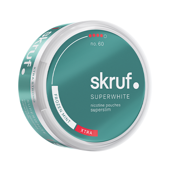 Skruf Superwhite No.60 Frozen Mint Superslim Xtra Strong