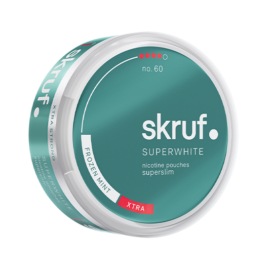 Skruf Superwhite No.60 Frozen Mint Superslim Xtra Strong